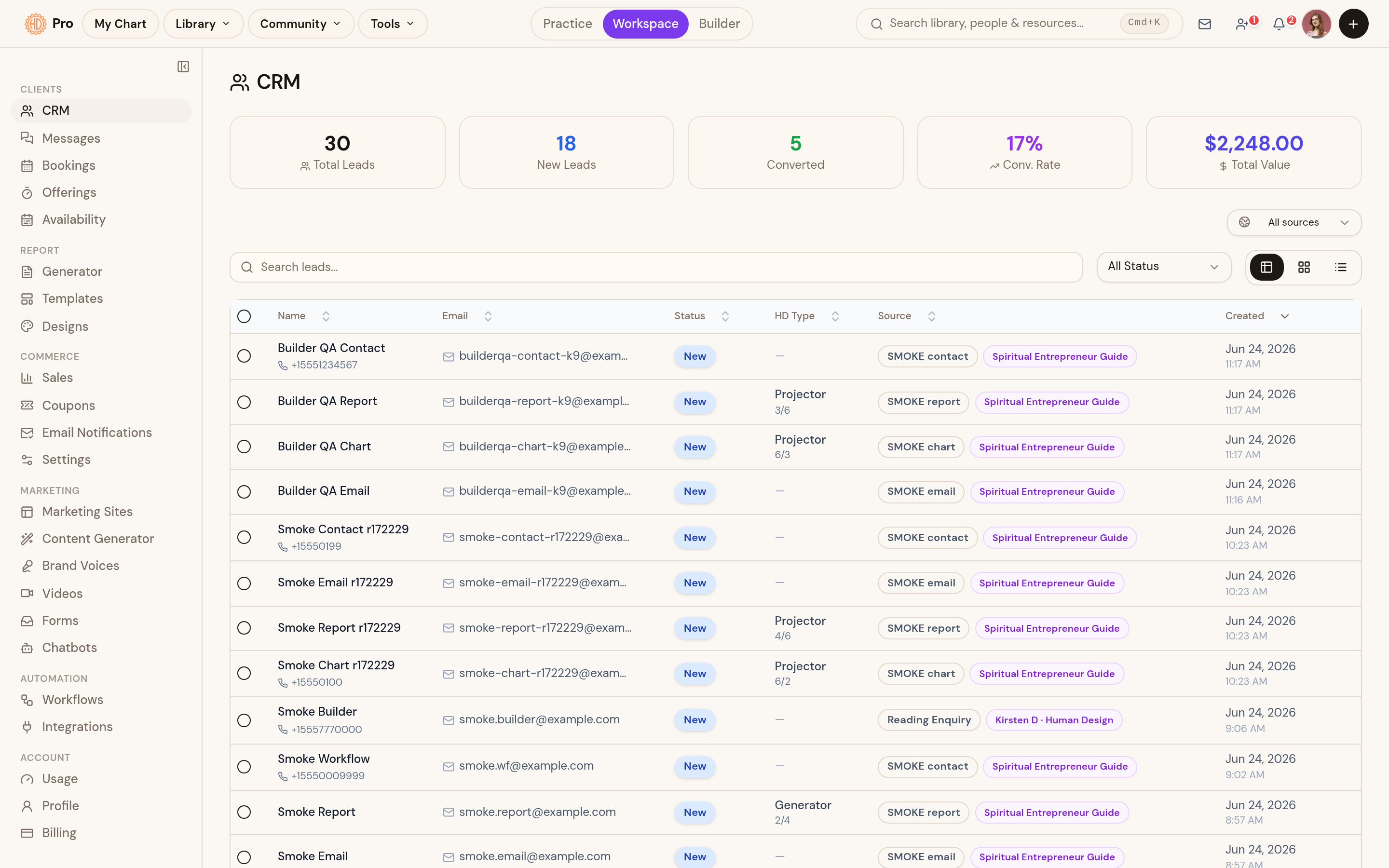 Client CRM